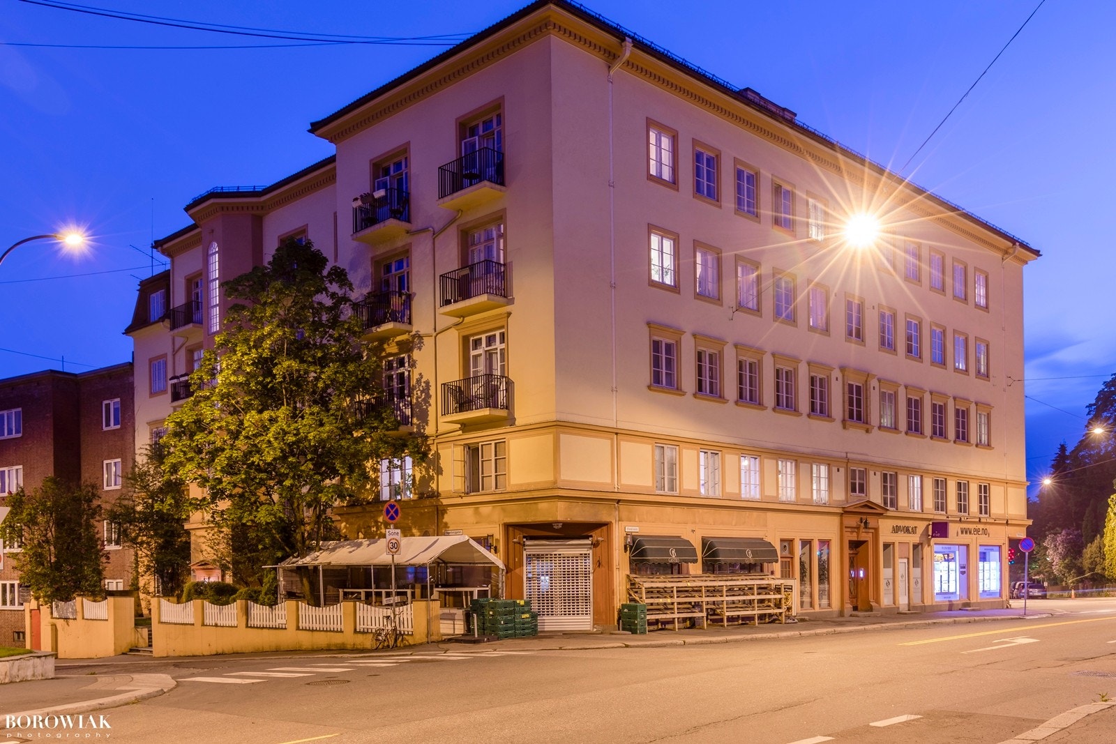 Leiligheten har adkomst fra Fagerborggata Galleribilde