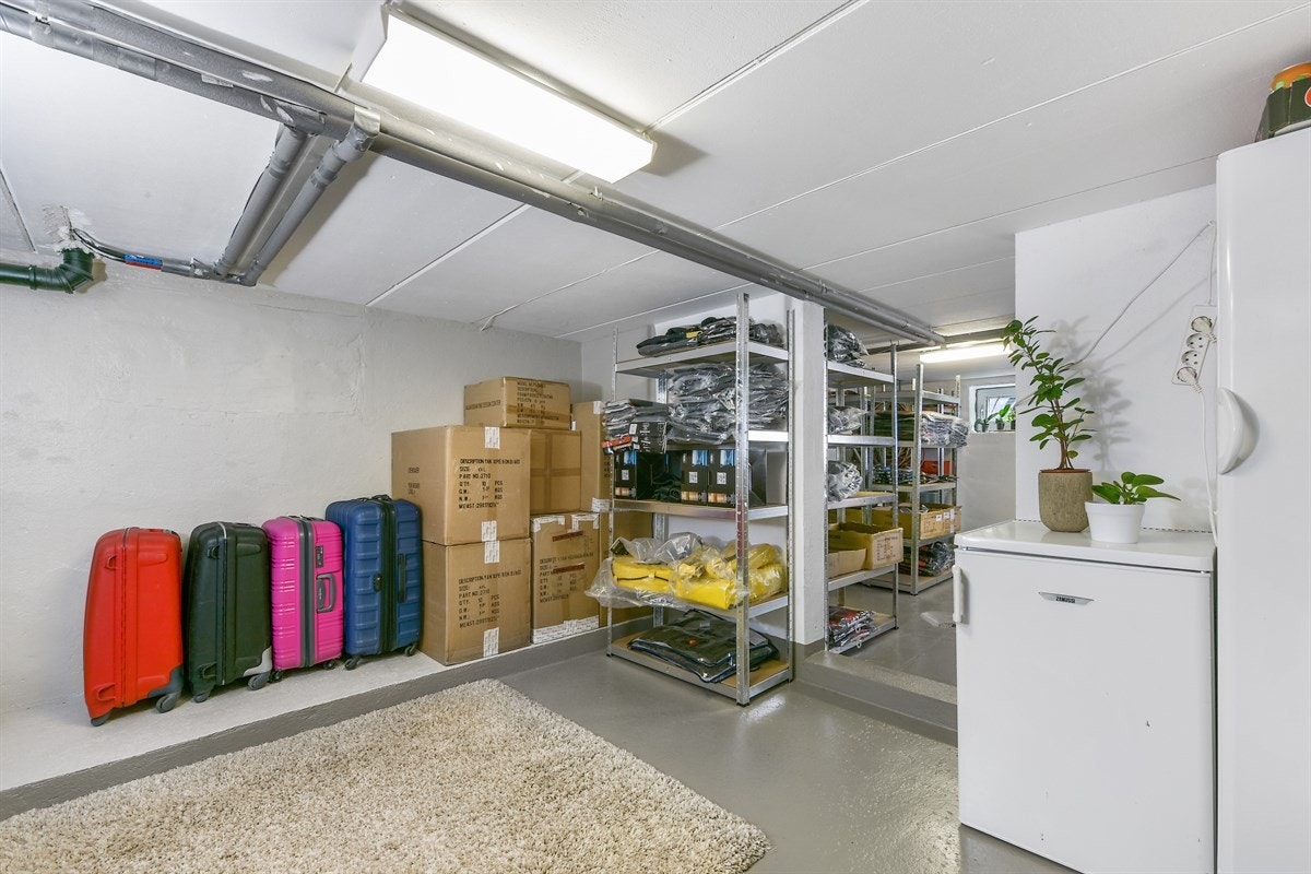 Her er det god lagringsplass. Galleribilde