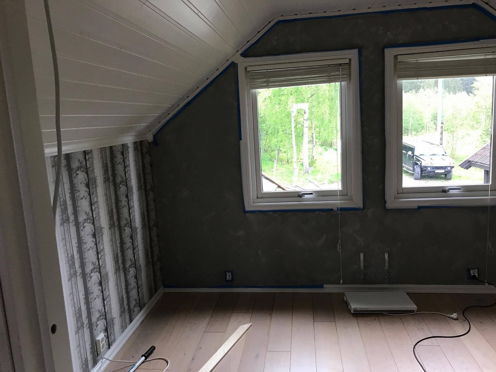 Soverom i 2 etg. malearbeid pågår :-) Galleribilde