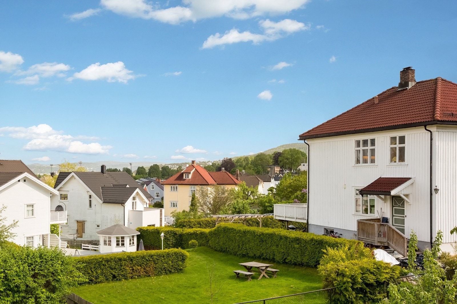 Utsikten fra verandaen i 2.etasje Galleribilde