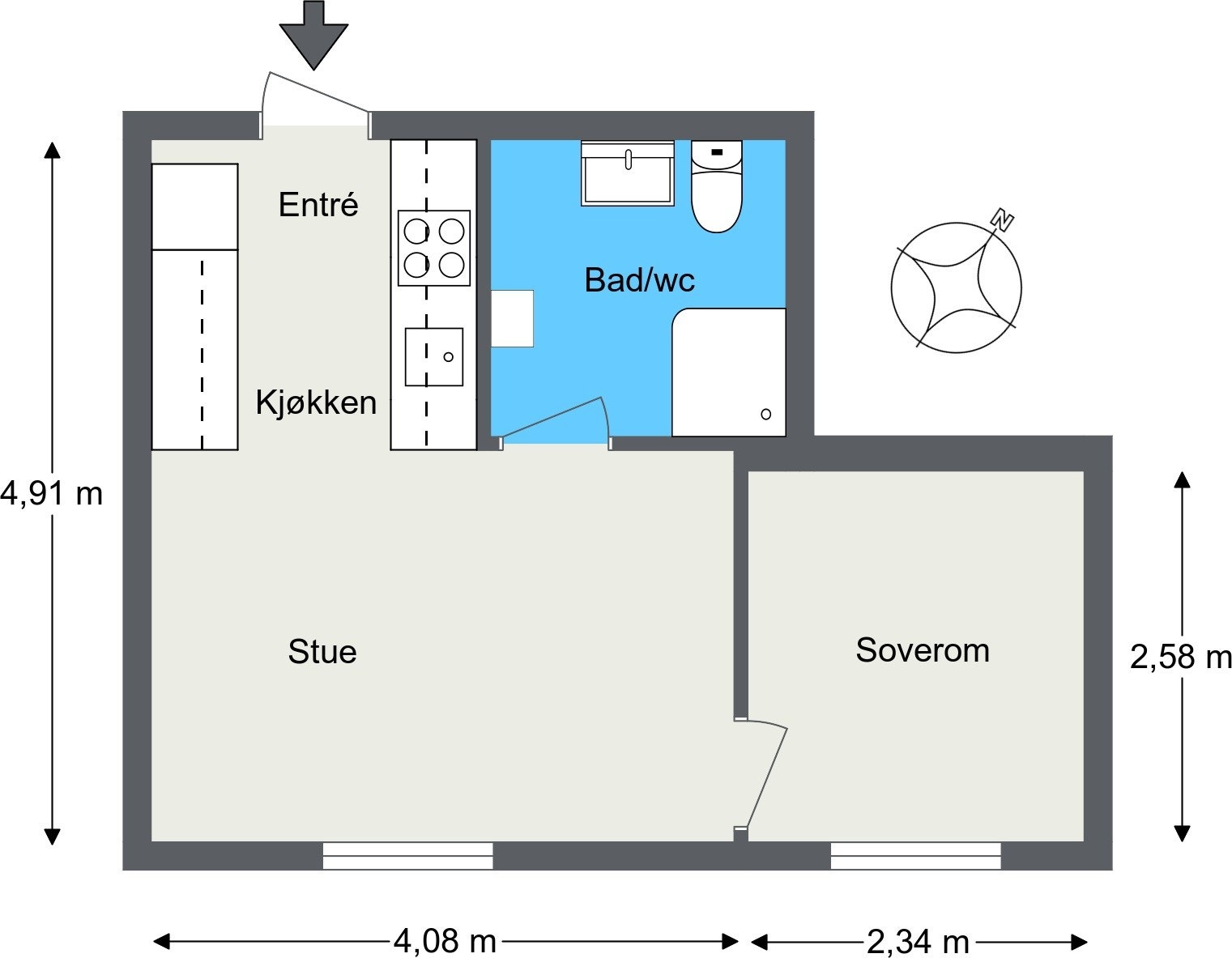 Plantegning Galleribilde