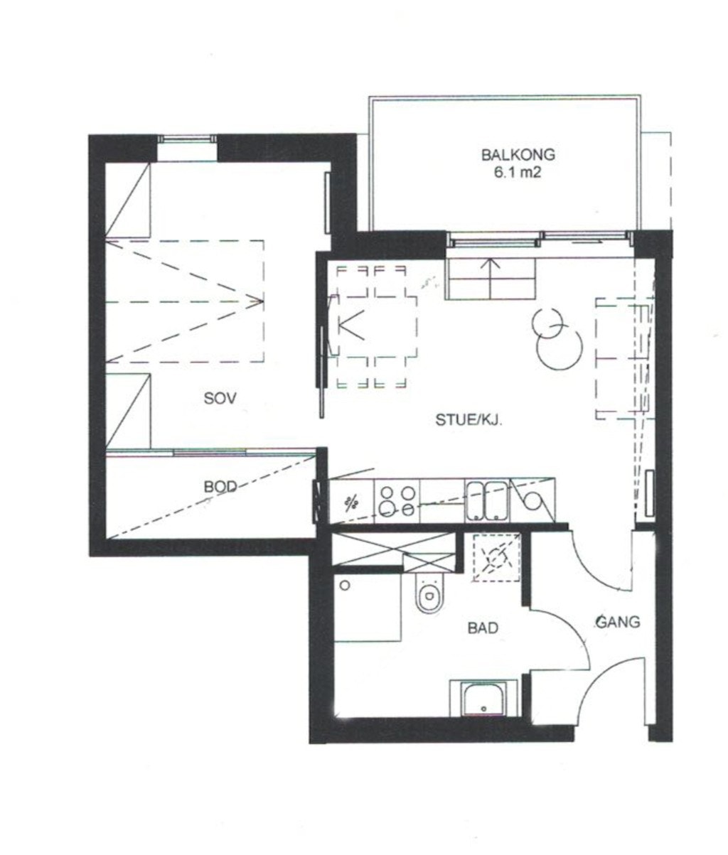 Plantegning Galleribilde