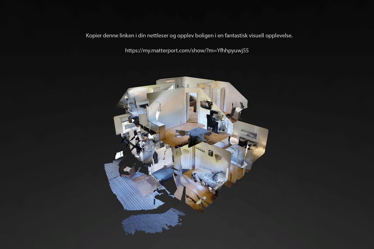 Opplev boligen i en unik 3 D animasjon. Kopier denne linken inn i din nettleser og nyt denne unike boligen: Galleribilde
