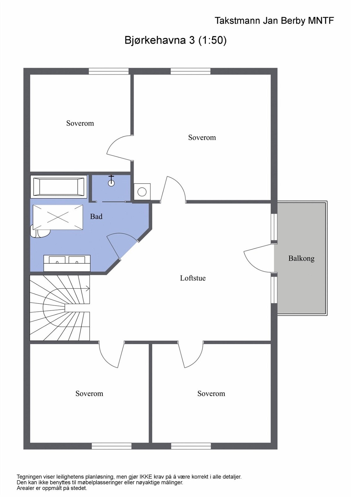 Plantegning over 2. etasje Galleribilde