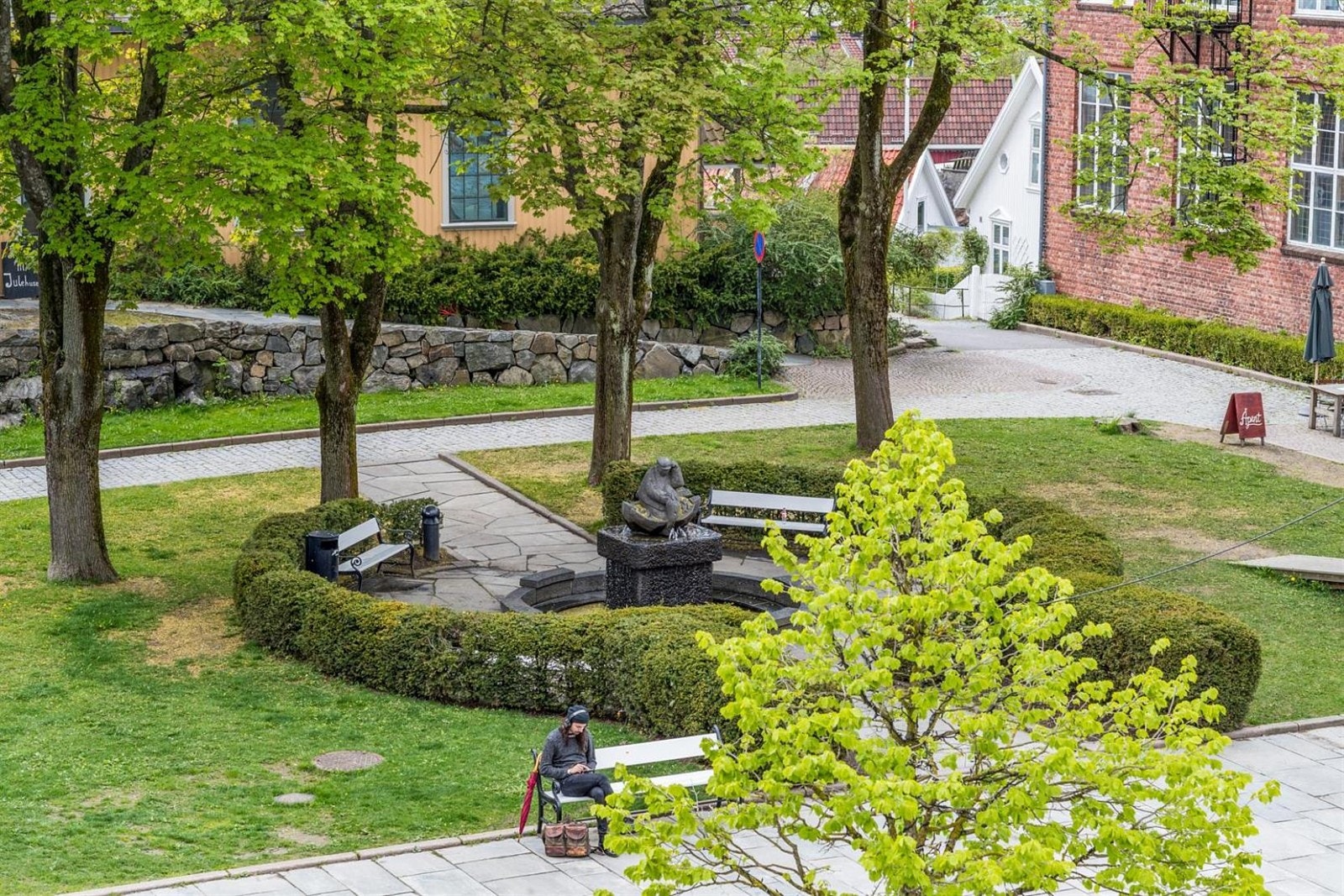 Utsikt fra leiligheten. Galleribilde