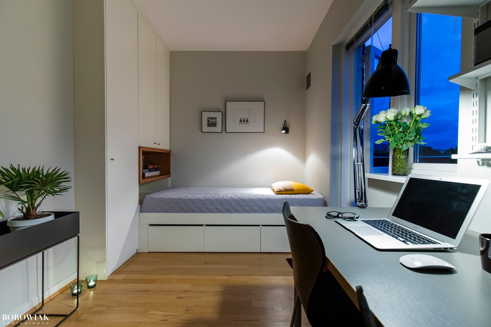 Kveldsstemning fra gjesterom Galleribilde