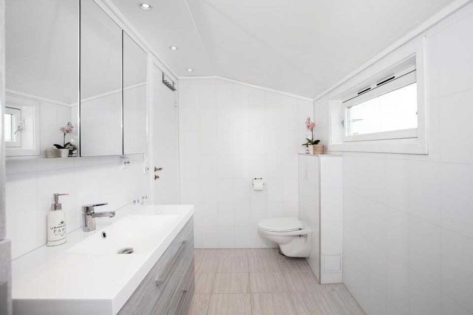 Nytt stilfullt bad Galleribilde