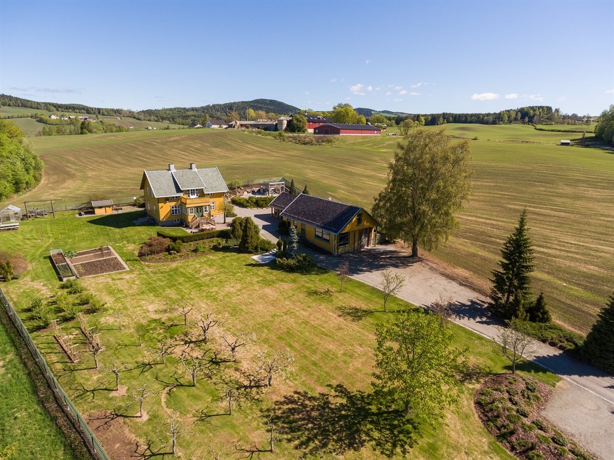 Parkaktig opparbeidet hage Galleribilde