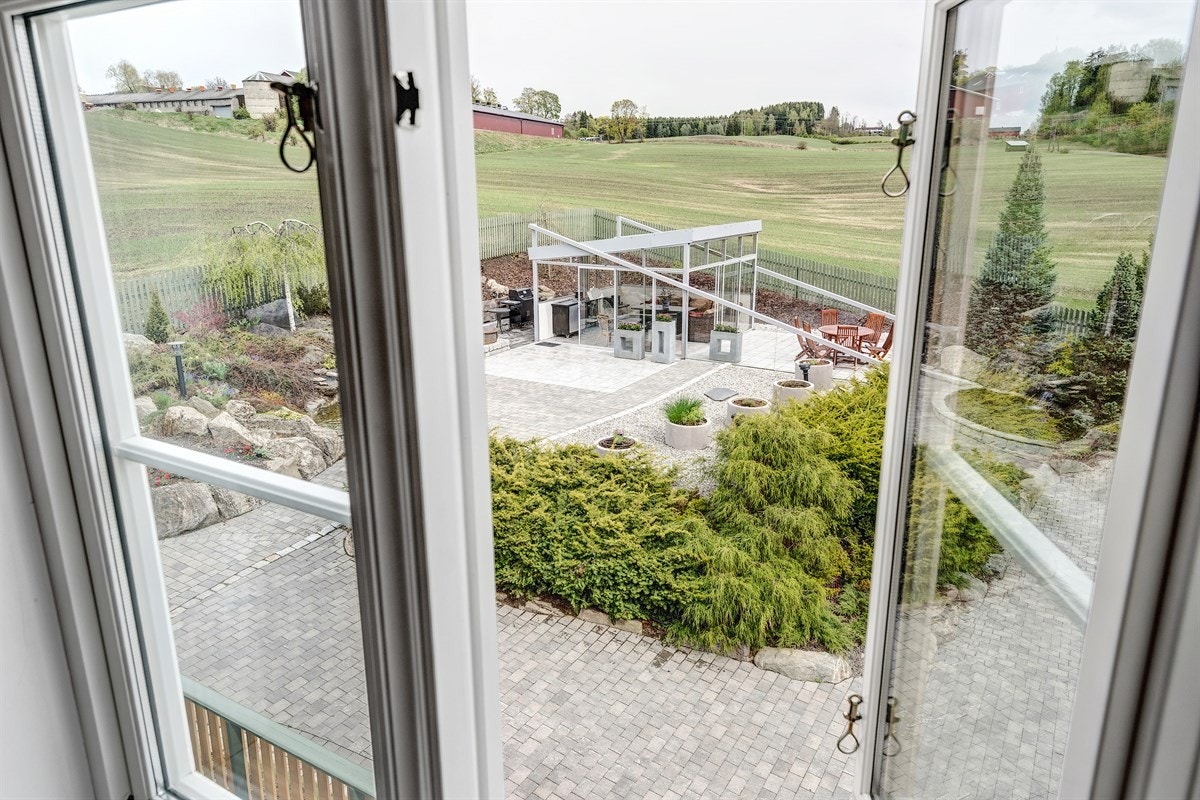 Utsyn fra soveromsvinduet Galleribilde