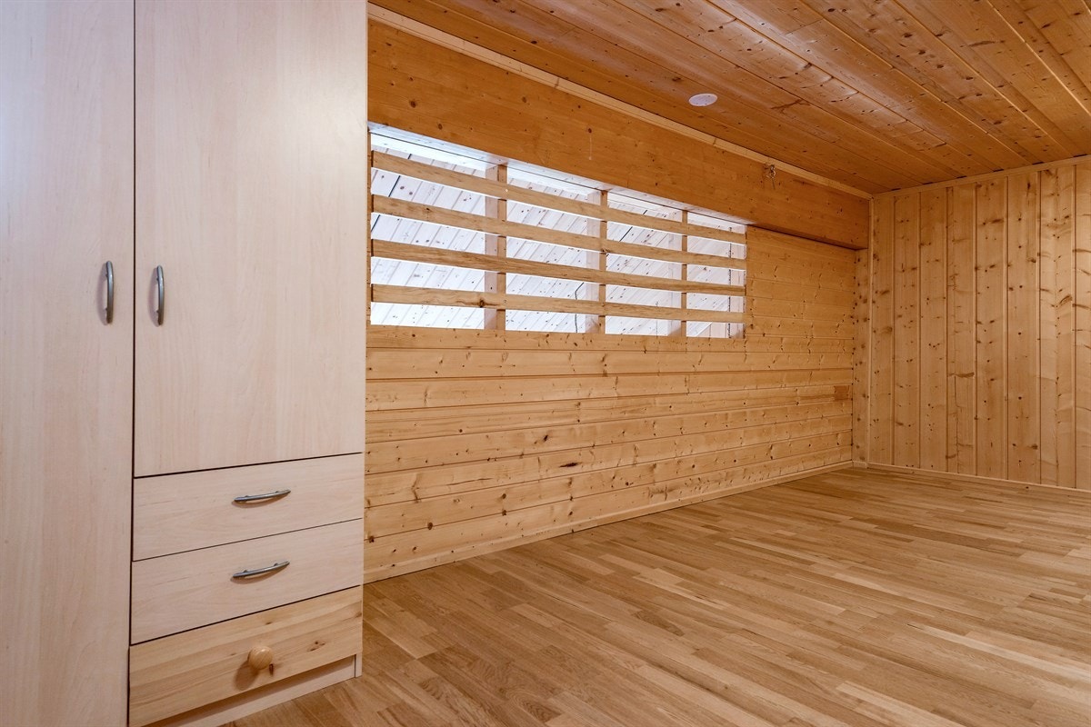 Rom brukt til soverom i annekset Galleribilde