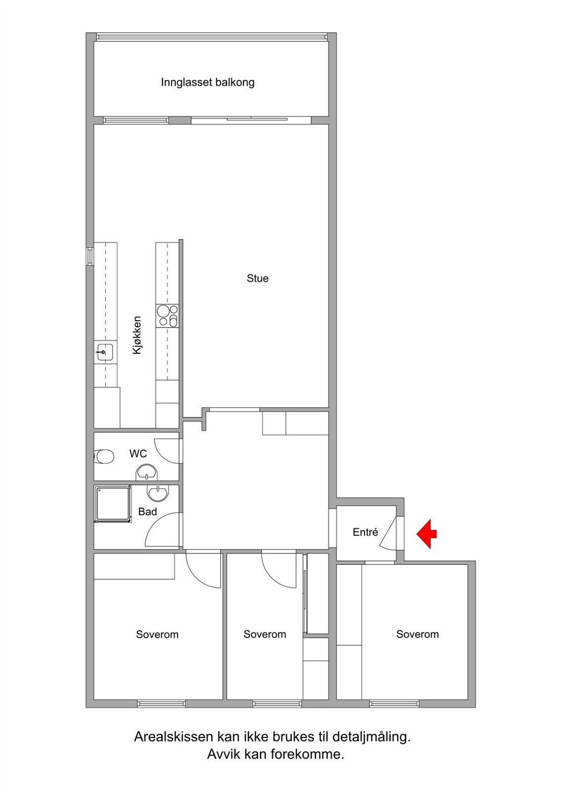 Plantegning 2D Galleribilde