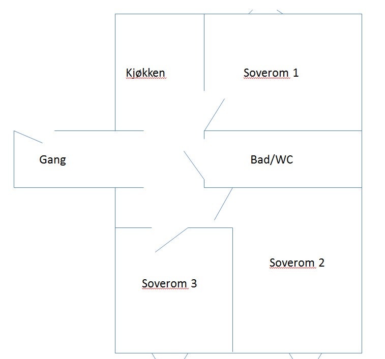 Plantegning Galleribilde