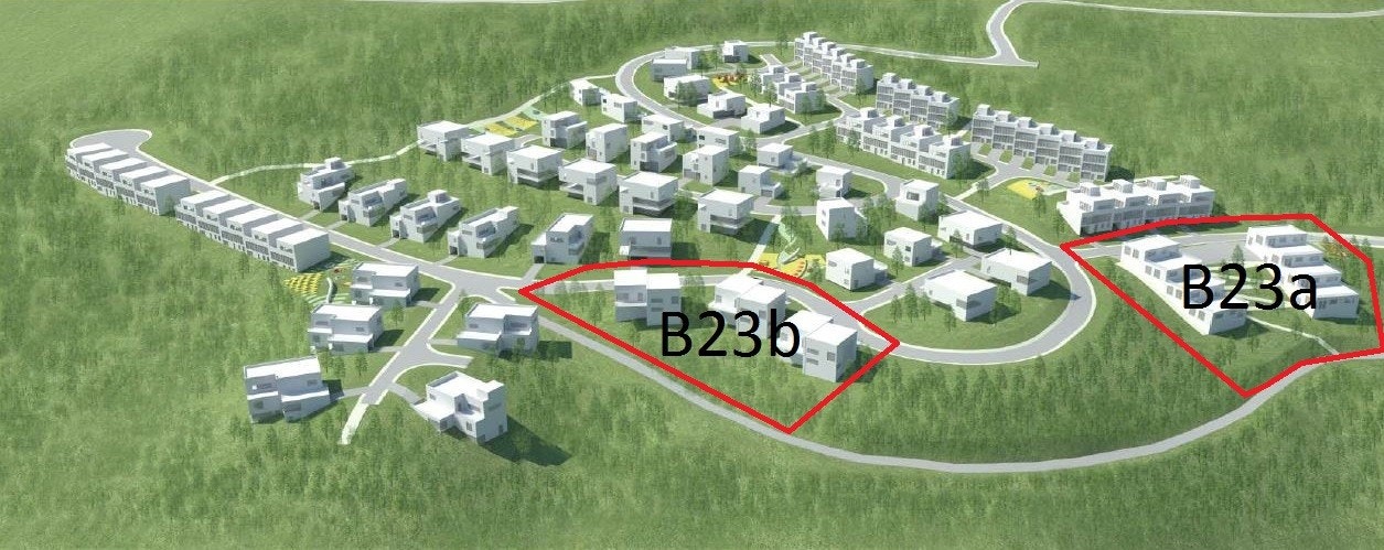Perspektiv B23a-b, kun B23b selges til selvbygger Galleribilde