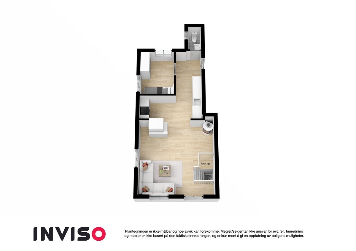 Plantegning 1. etasje Galleribilde