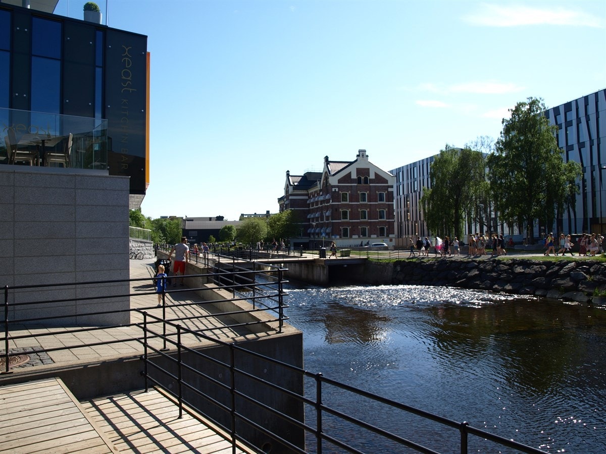 Akerselva ved Nydalen. Galleribilde