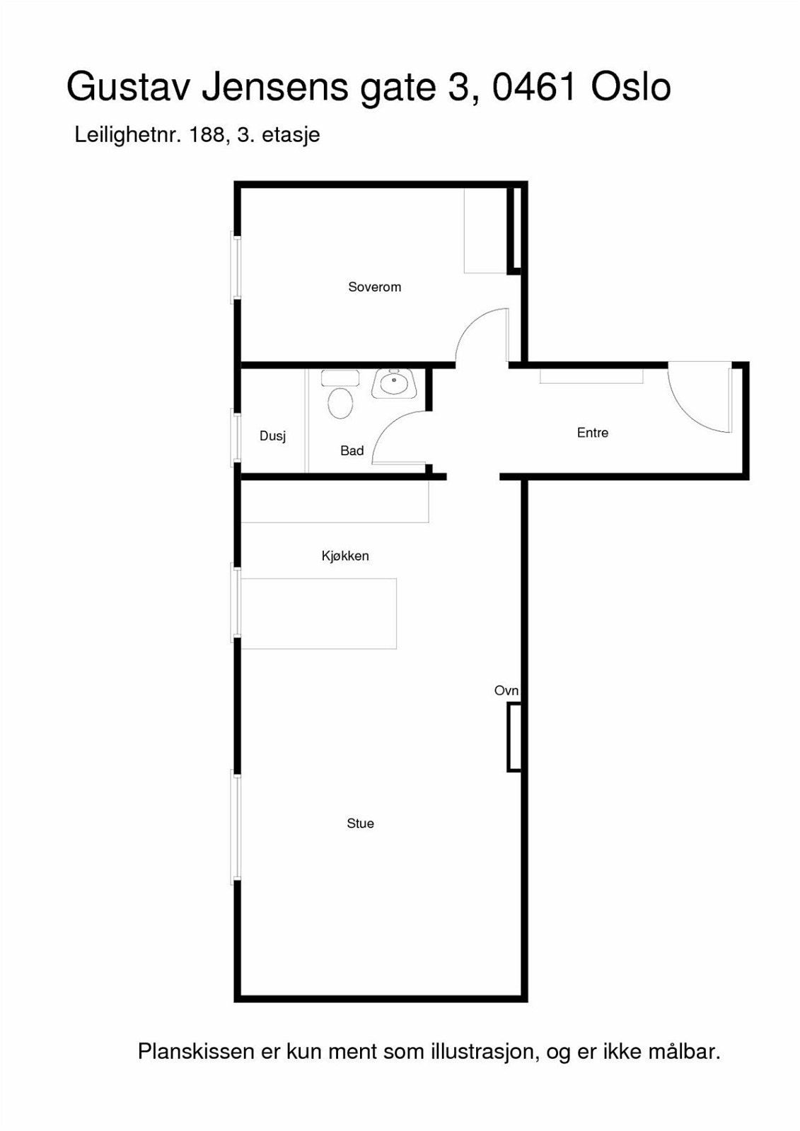 Planskisse Galleribilde