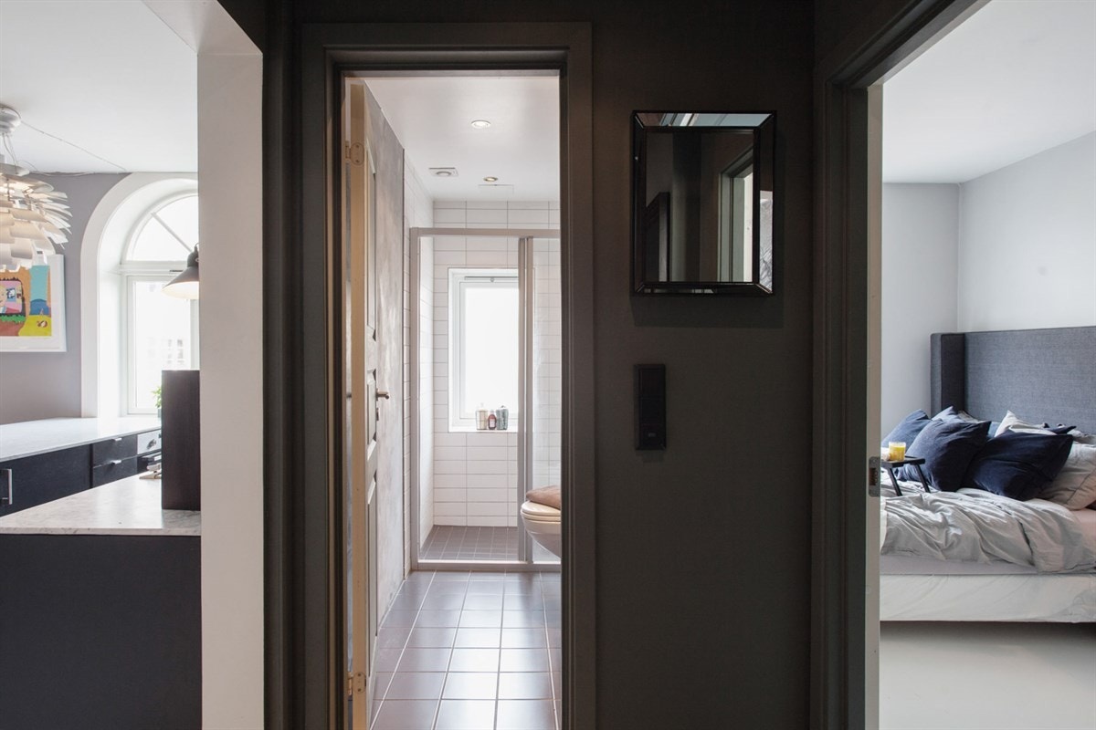 Leiligheten har en smart og effektiv planløsning Galleribilde