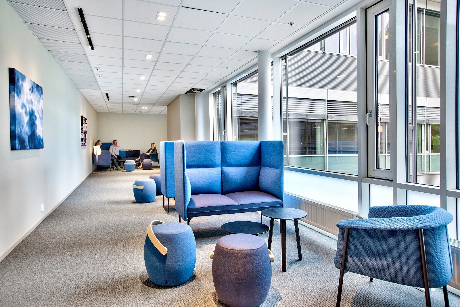 Sosiale soner, god plass og mange steder å jobbe Galleribilde