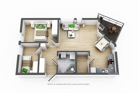 Plantegning Galleribilde