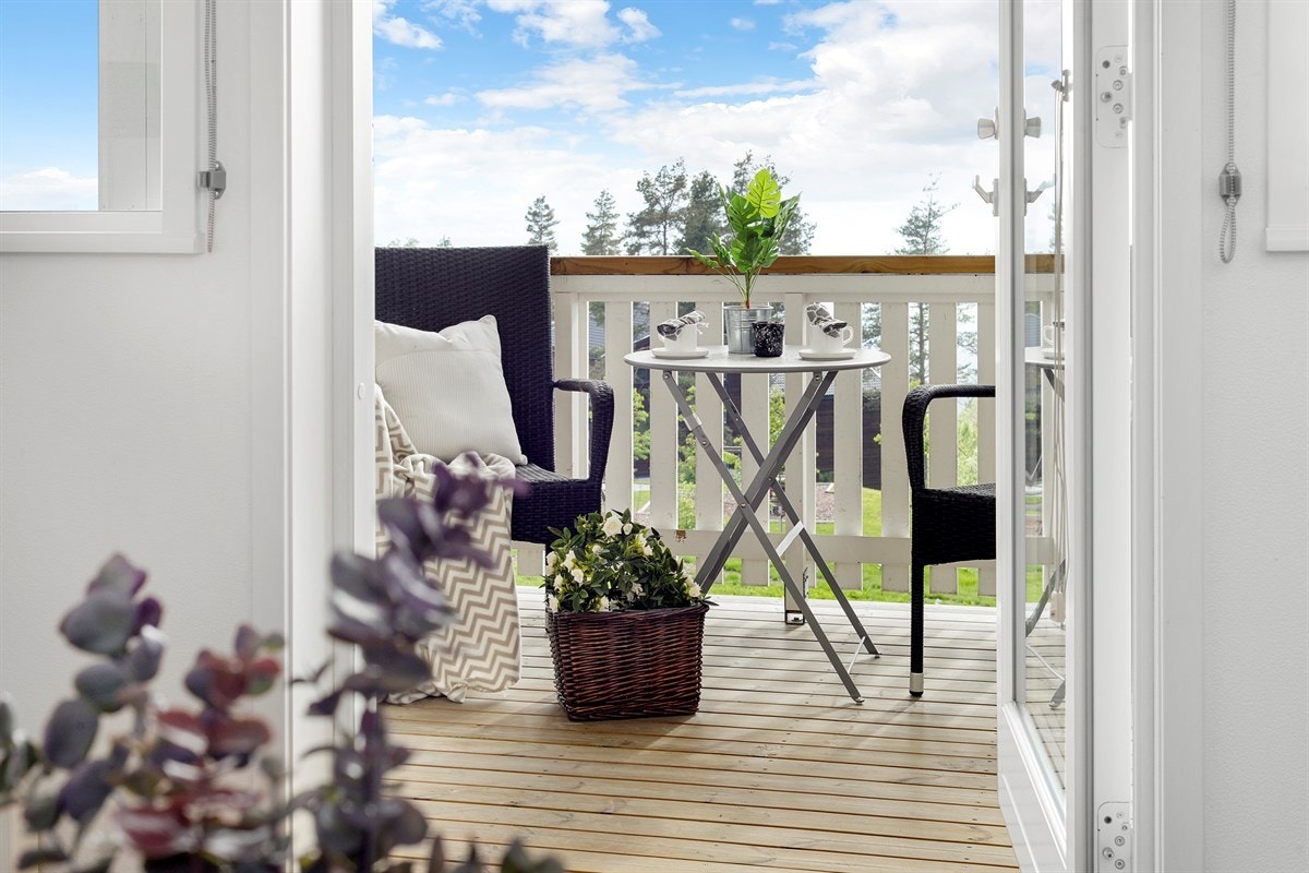 Utgang til terrasse. Galleribilde