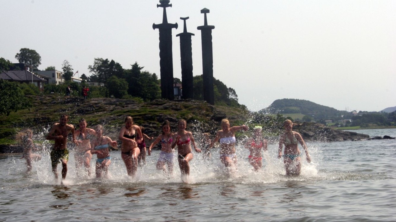 Badestrand møllebukten Galleribilde