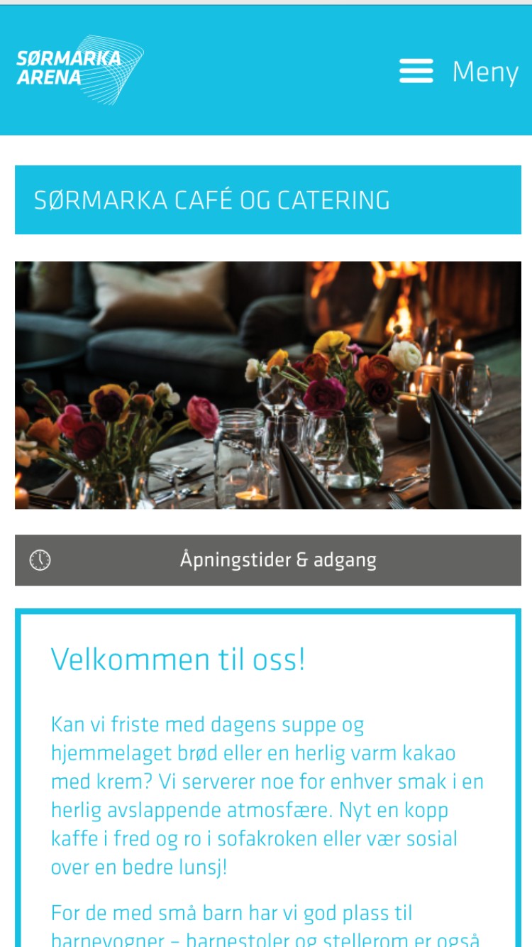 Sørmaka Cafe og Catering ett steinkast unna. Galleribilde
