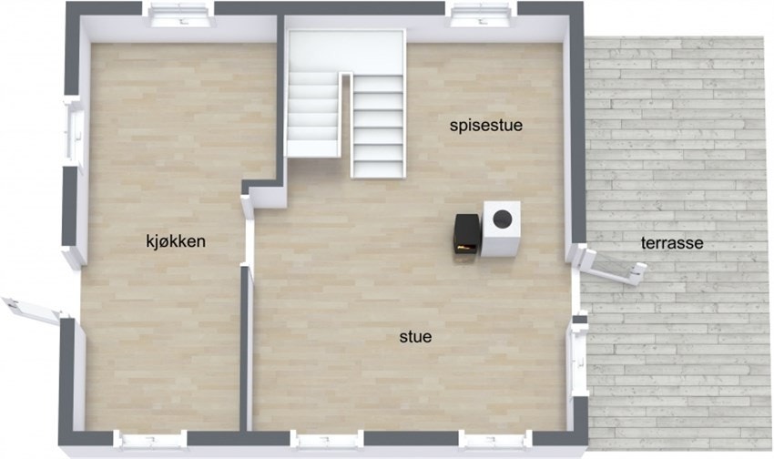 Knut_Hamsunsveg_42 1.etg Galleribilde