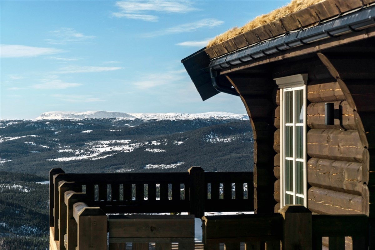 Utsikt mot Hallingskarvet Galleribilde