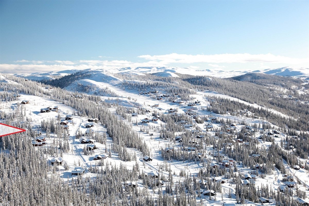 Flyfoto med eiendommen inntegnet Galleribilde