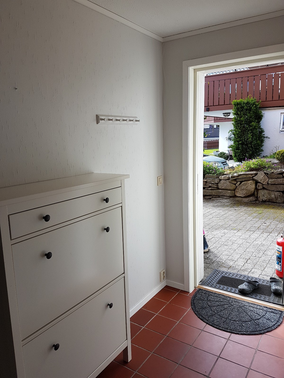 Utgangs dør og gang Galleribilde