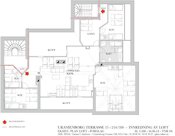 Plantegning Galleribilde