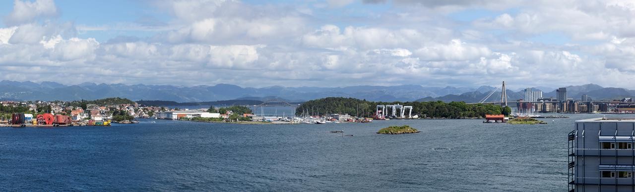 Panoramautsikt fra leiligheten Galleribilde