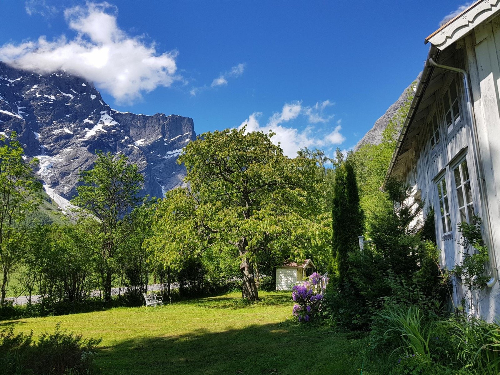 Fin hage - nydelig utsikt Galleribilde