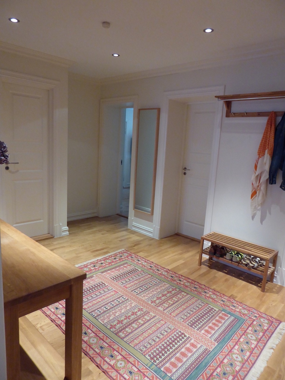 Inngang til alle soverommene fra hallen. Galleribilde