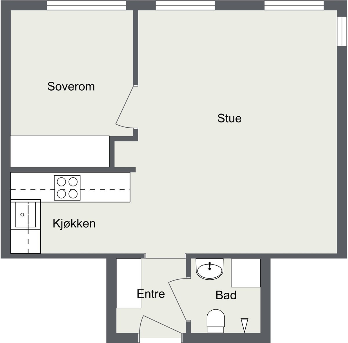 Plantegning Galleribilde