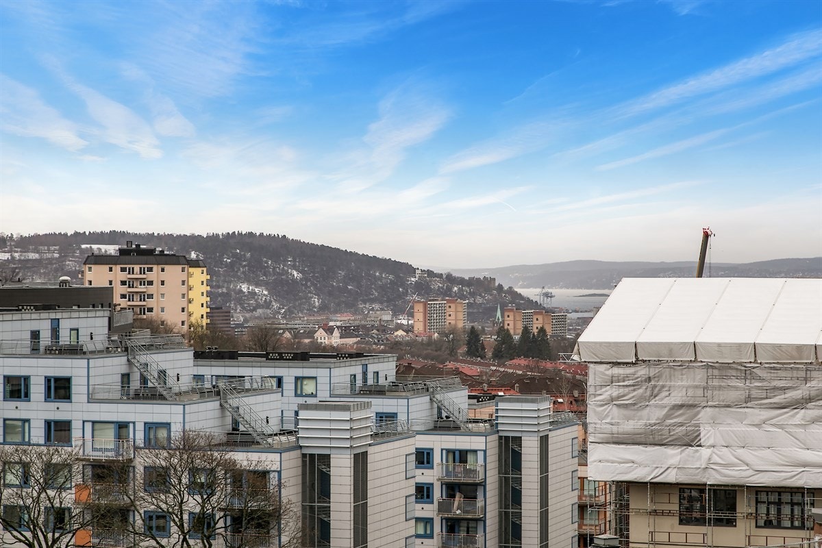 Utsikt fra soveromsvinduet. Galleribilde