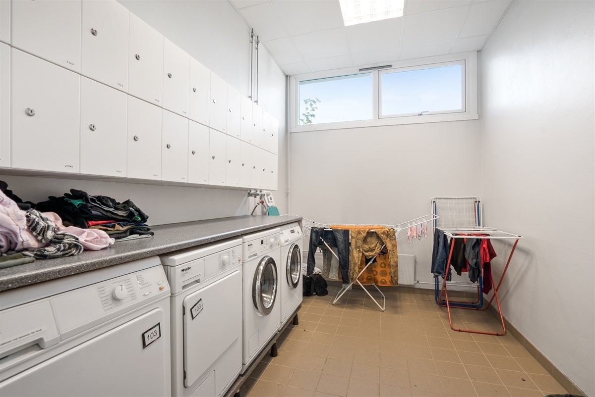 Felles vaskerom på 1.plan Galleribilde