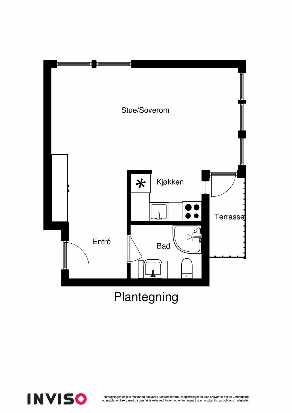 2D plantegning Galleribilde