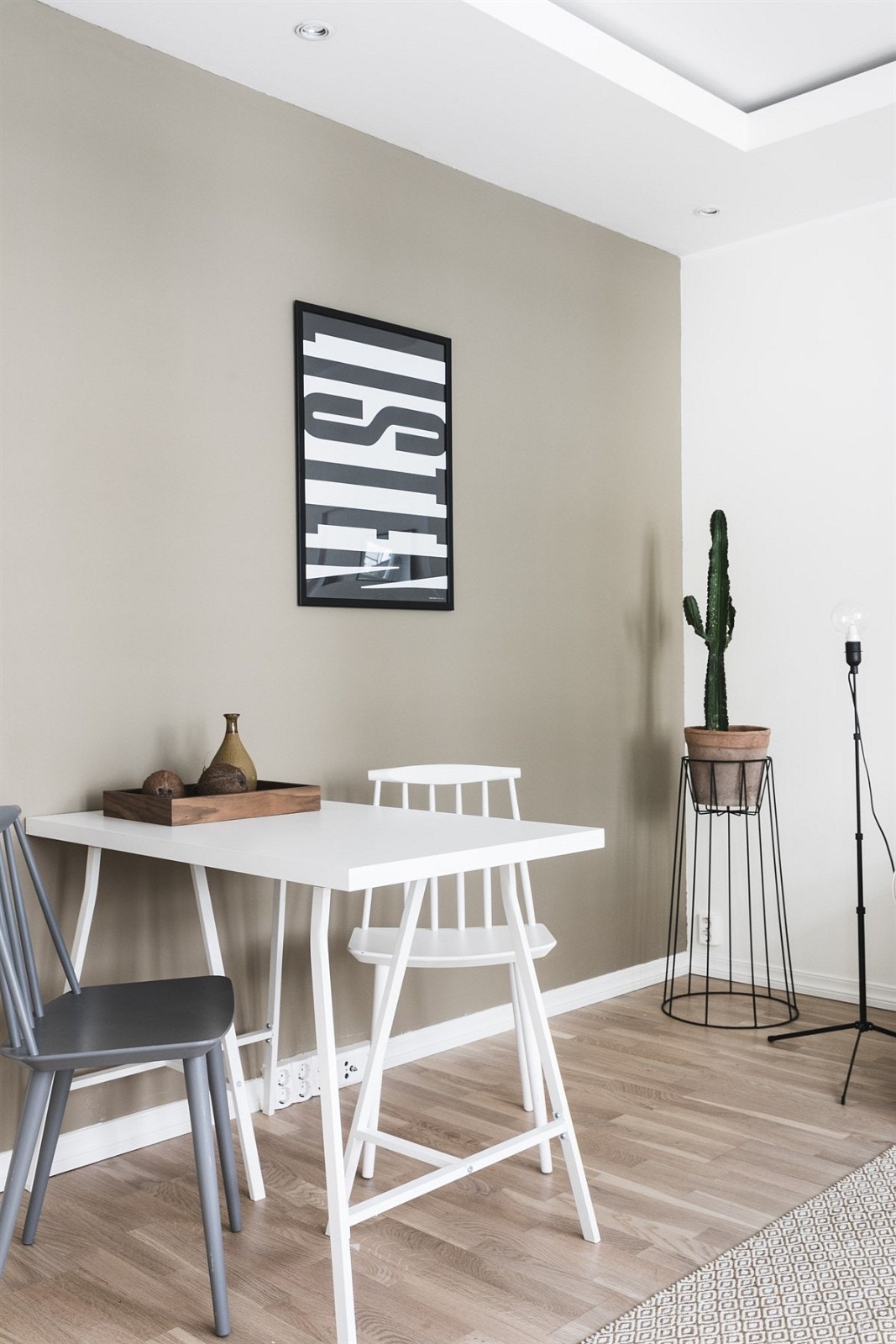 Her har du god plass til spisebord hvis ønskelig. Galleribilde