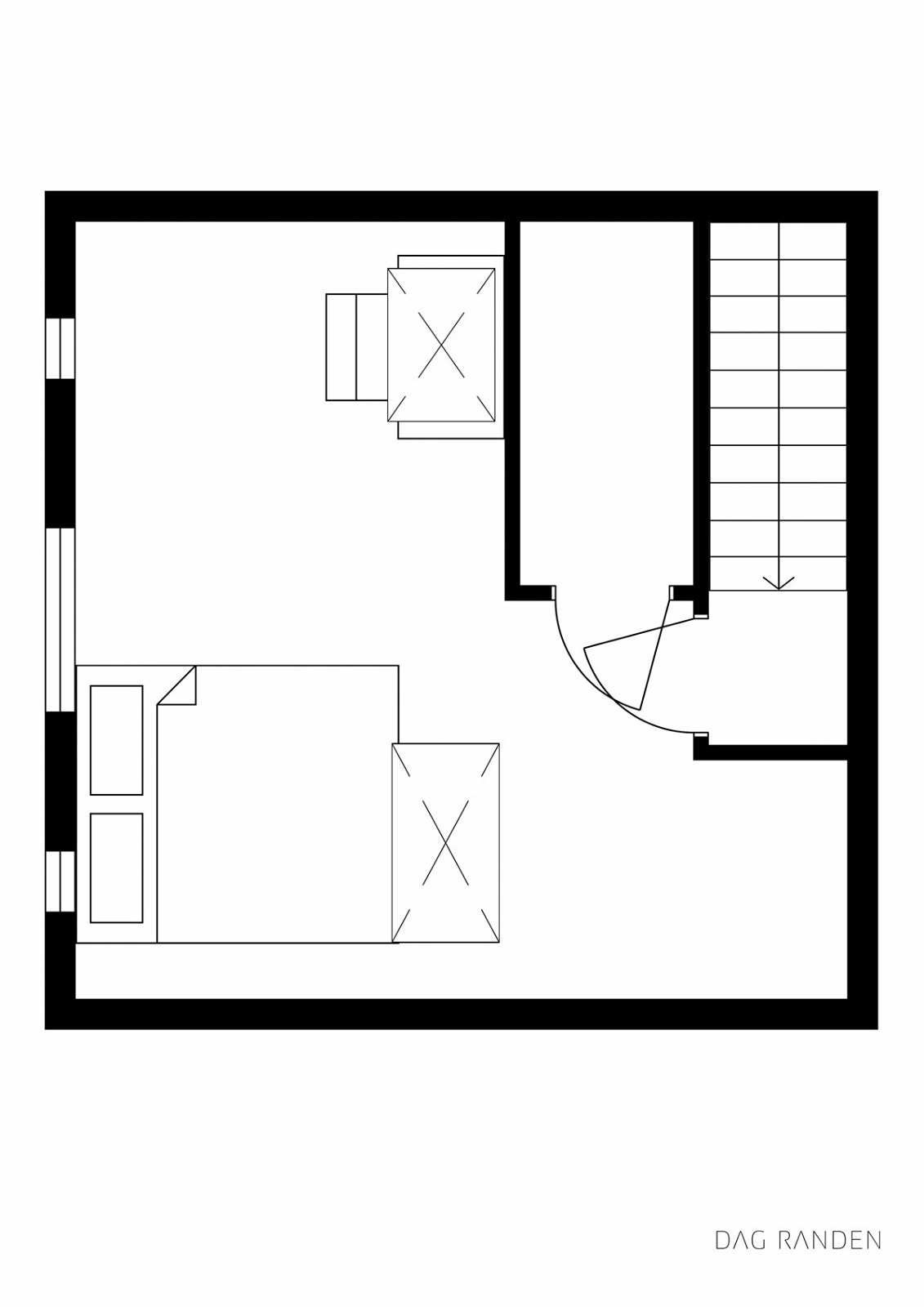 Plantegning 3.etg Galleribilde