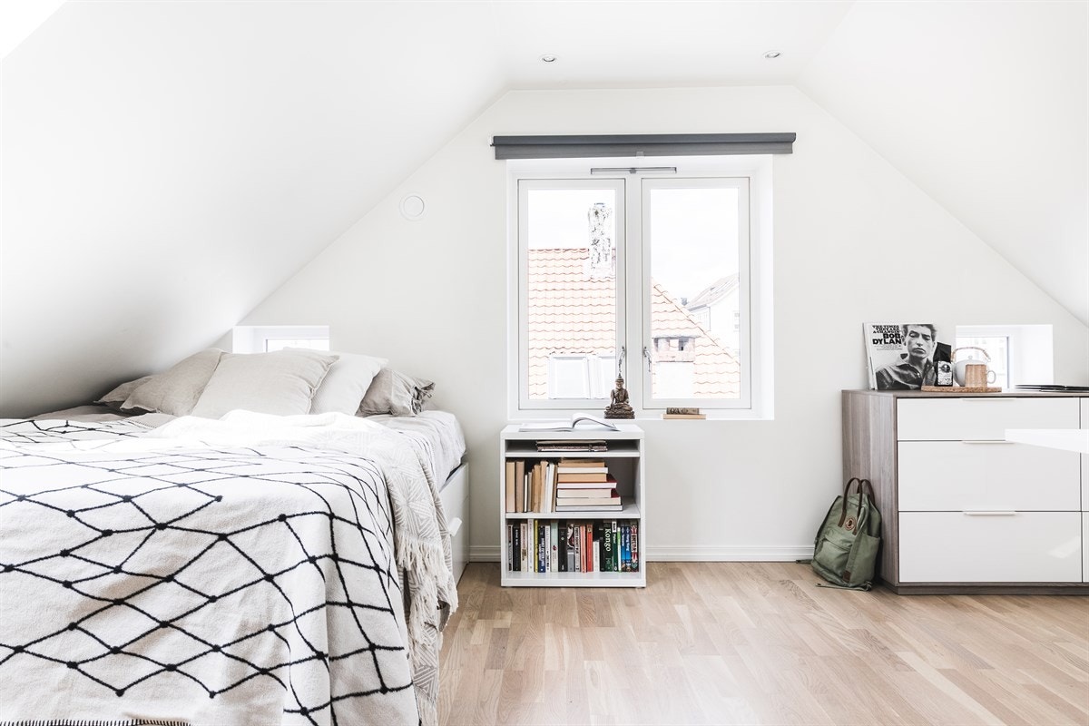 Ikke nok med det, her har du egen walk-in garderobe hvor årets kolleksjon kan ryddes pent vekk. Galleribilde