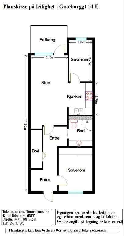 plantegning Galleribilde