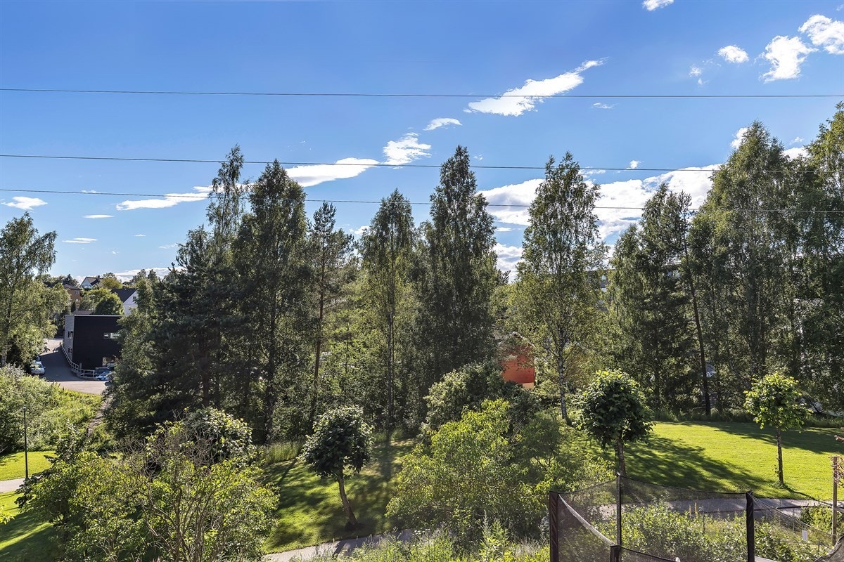 Utsikt fra balkong Galleribilde