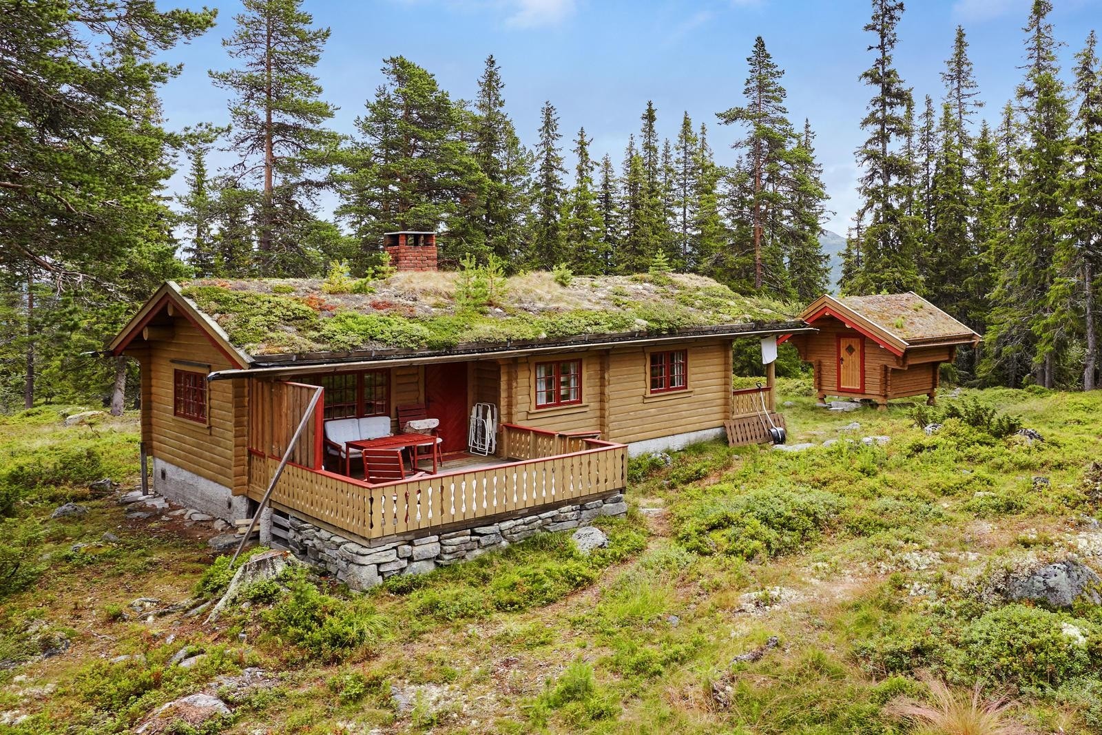 Hytta med annekset Galleribilde