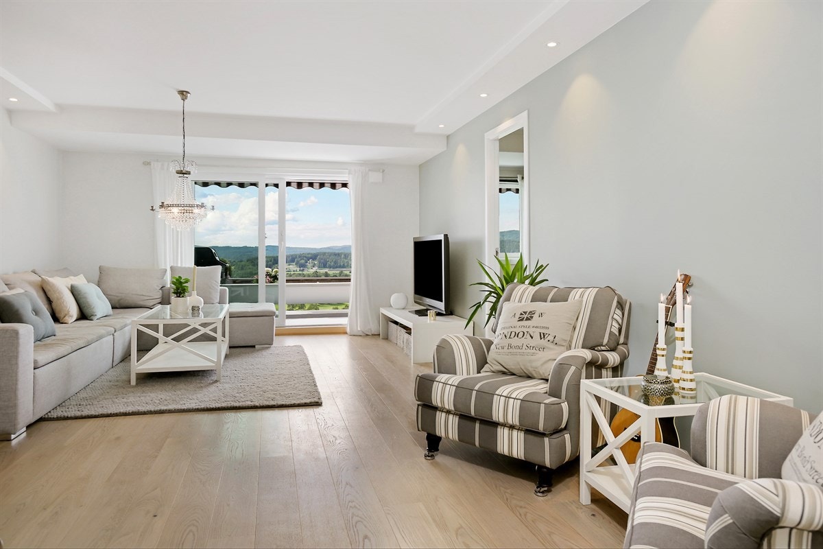 En stor lys stue Galleribilde