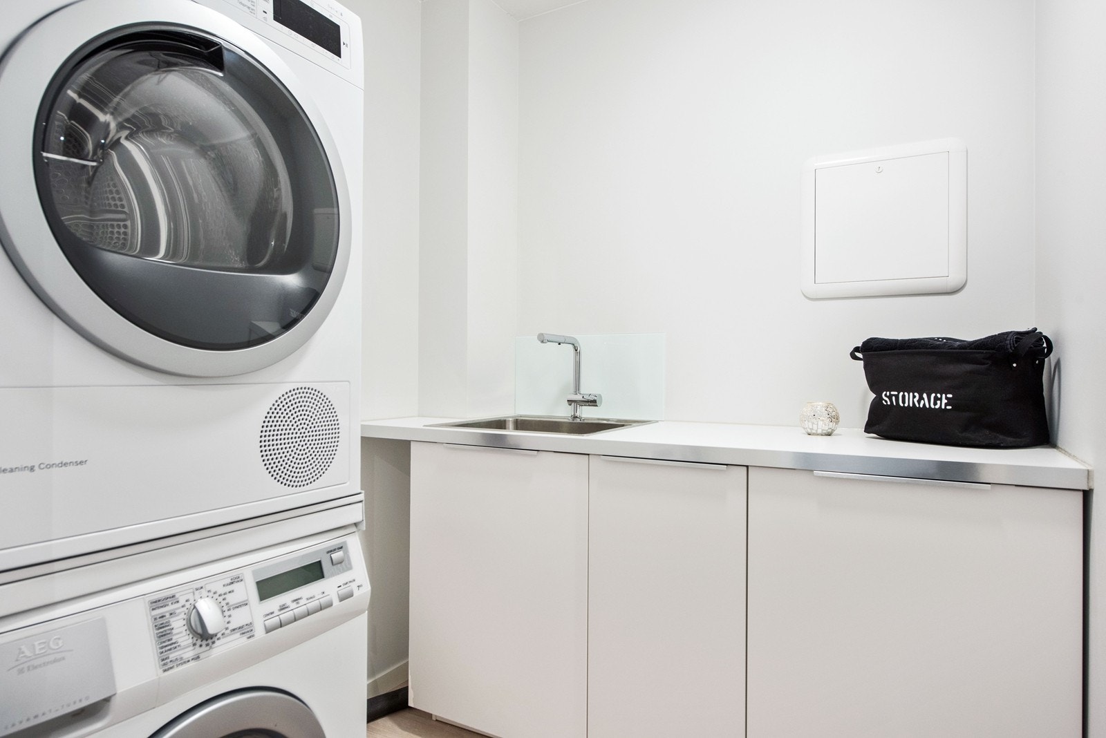 Delikat vaskerom som også pusset opp Galleribilde