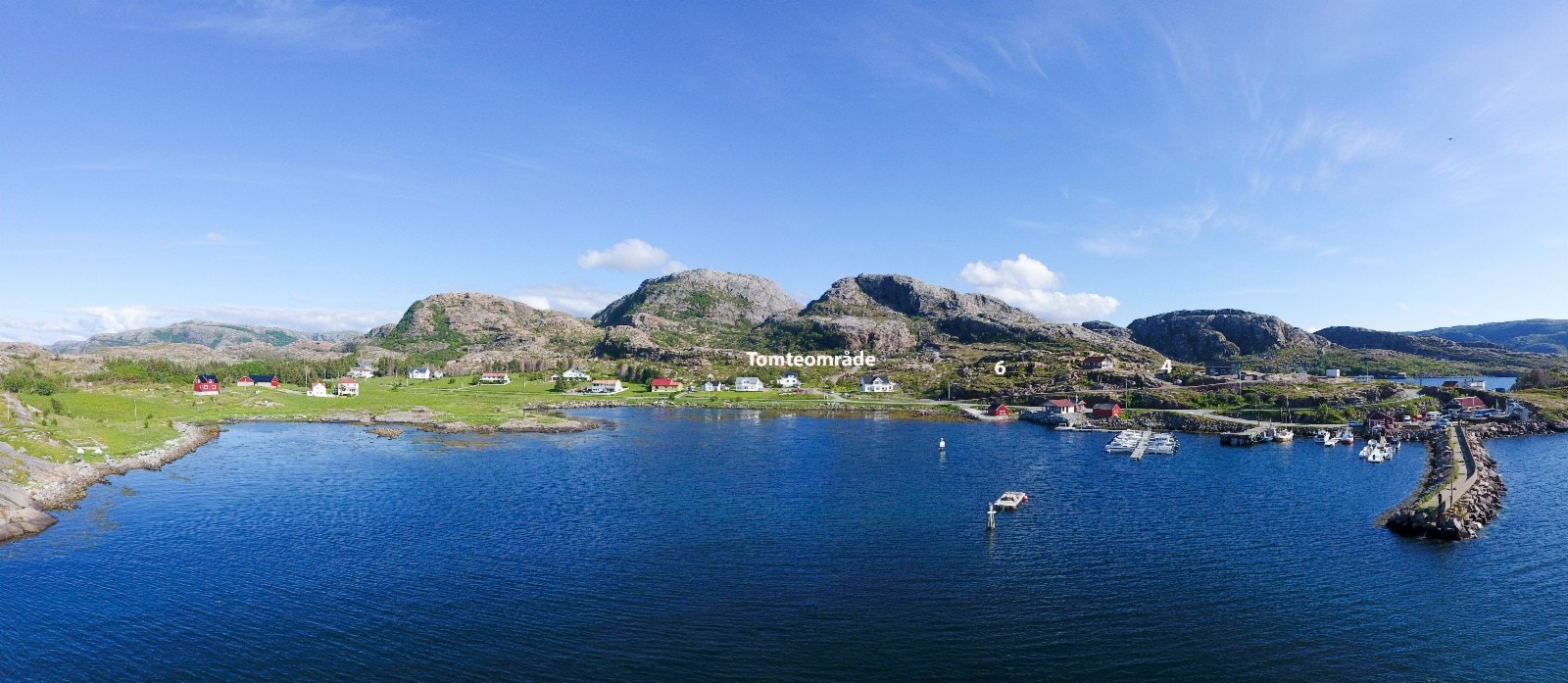 Hasvåg Havblikk består av 20 bolig og fritidstomter hvor alle tomtene har fantastisk utsikt Galleribilde