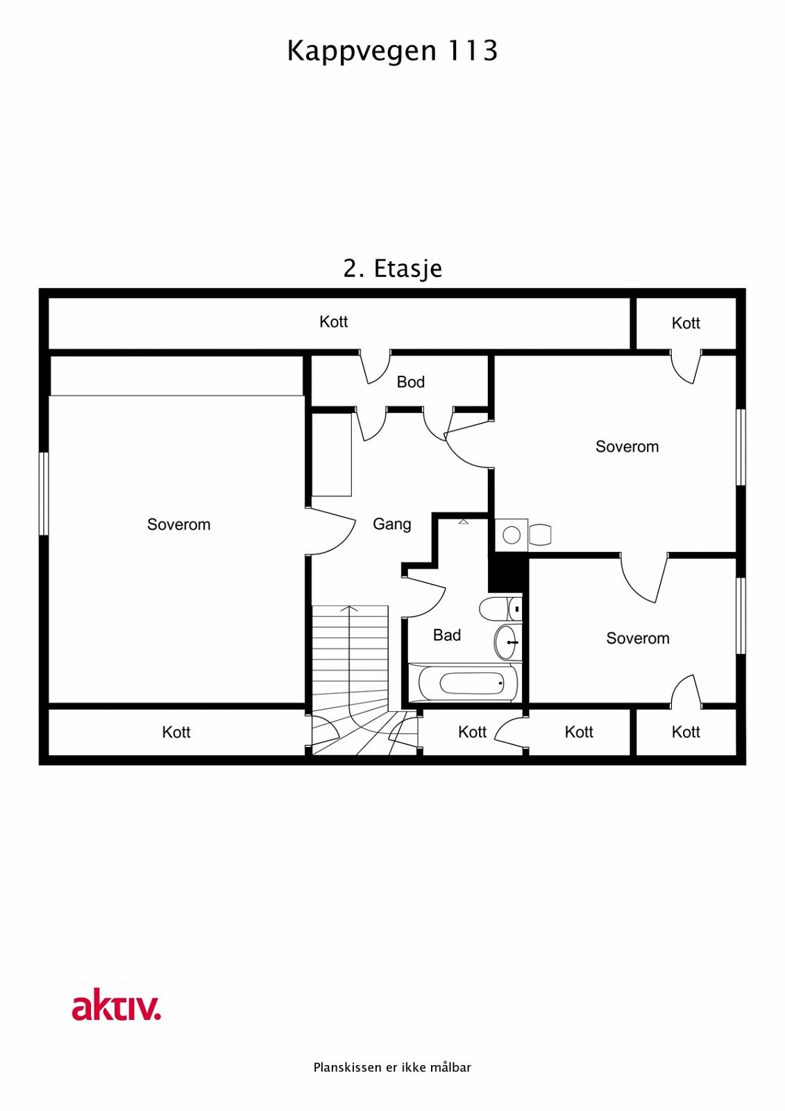 Plantegning 2. etasje. Galleribilde
