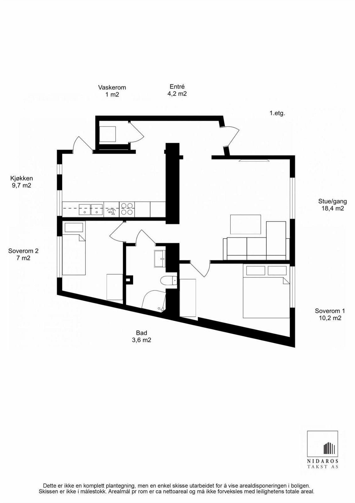 Planskisse Galleribilde