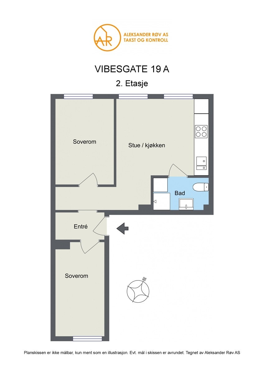 Plantegning Galleribilde
